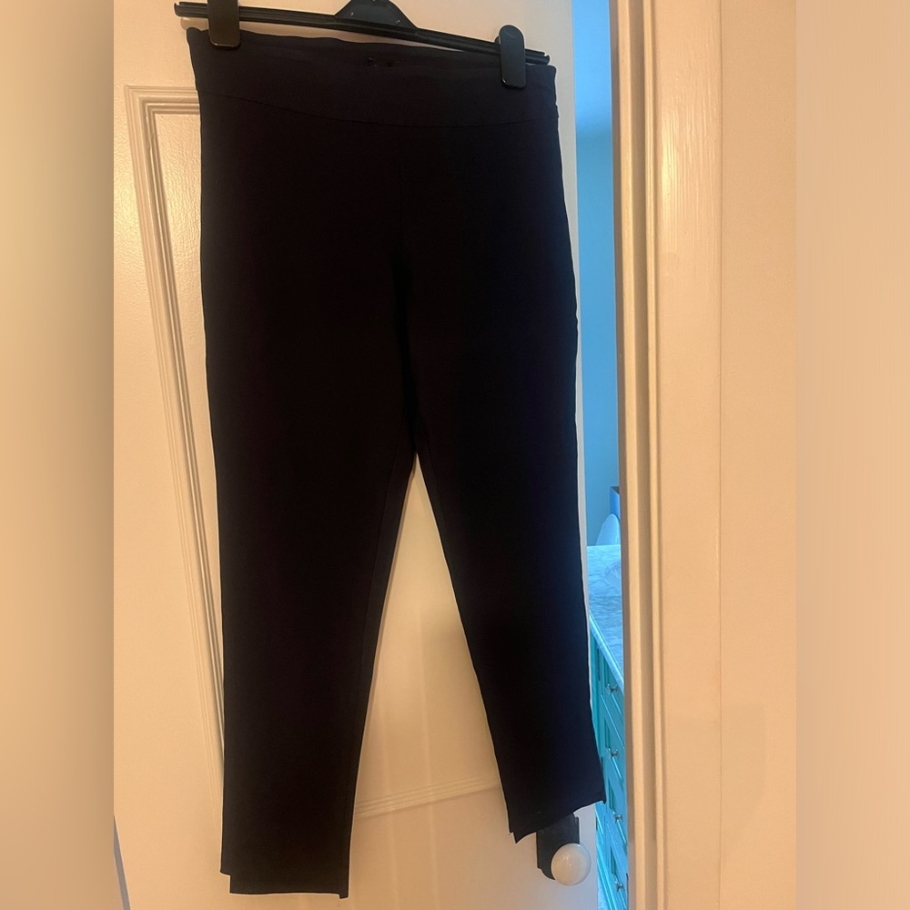 Navy Blue Estelle and Finn pull on slim leg pants. Size 12